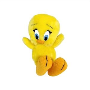 Vintage 1993 Tweety Bird Plush Toy Looney Tunes Official Warner Bros Collectible